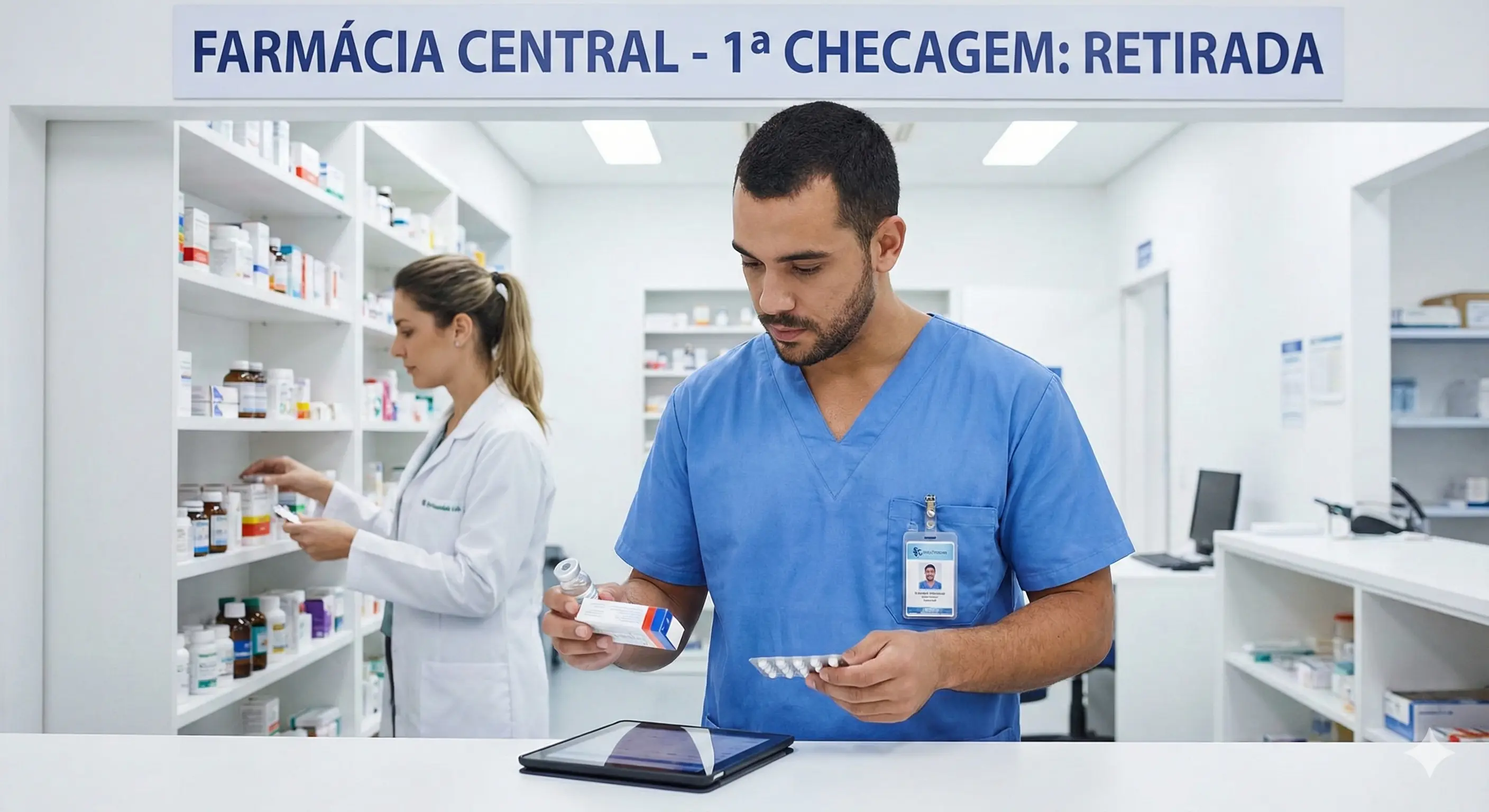 PRIMEIRA CHECAGEM NA FARMACIA COM O FARMACEUTICO